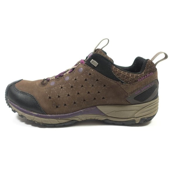 Merrell Shoes - Merrell Leather Vibram Trail Hiking Shoes - Women's Size 9